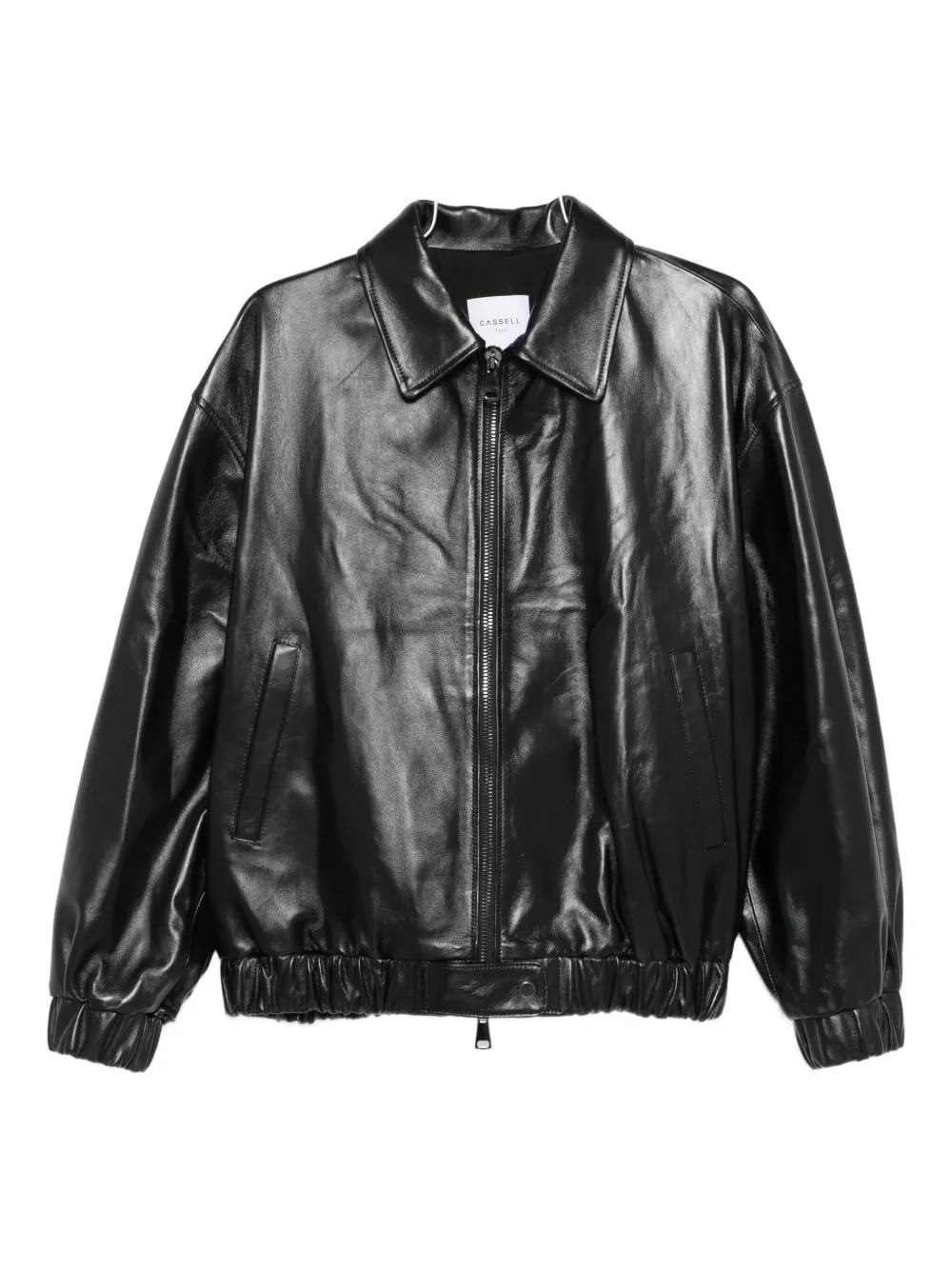 

Бомбер на молнии Raffy Cassell, черный