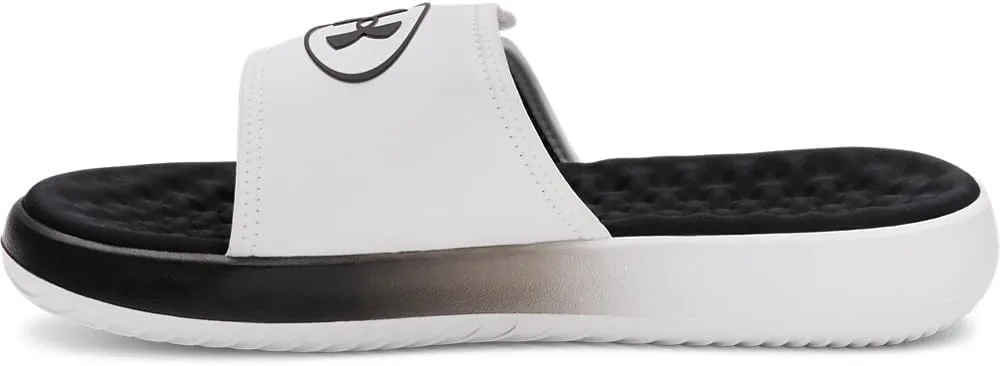 Мужские сандалии Under Armour Ignite Pro 8 Slide, белый/черный