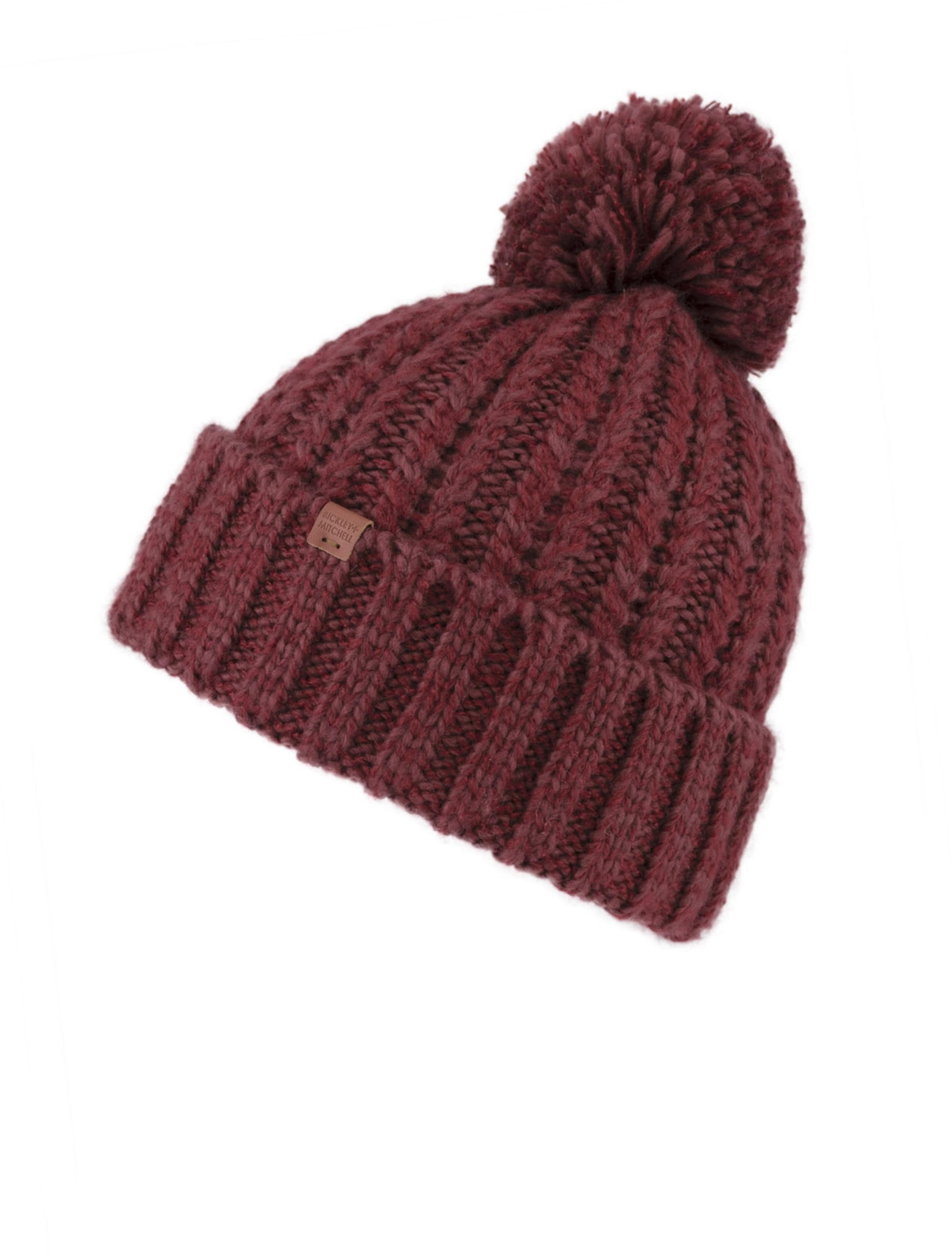 

Bickley + Mitchell Amsterdam Шапка в темно-красном цвете