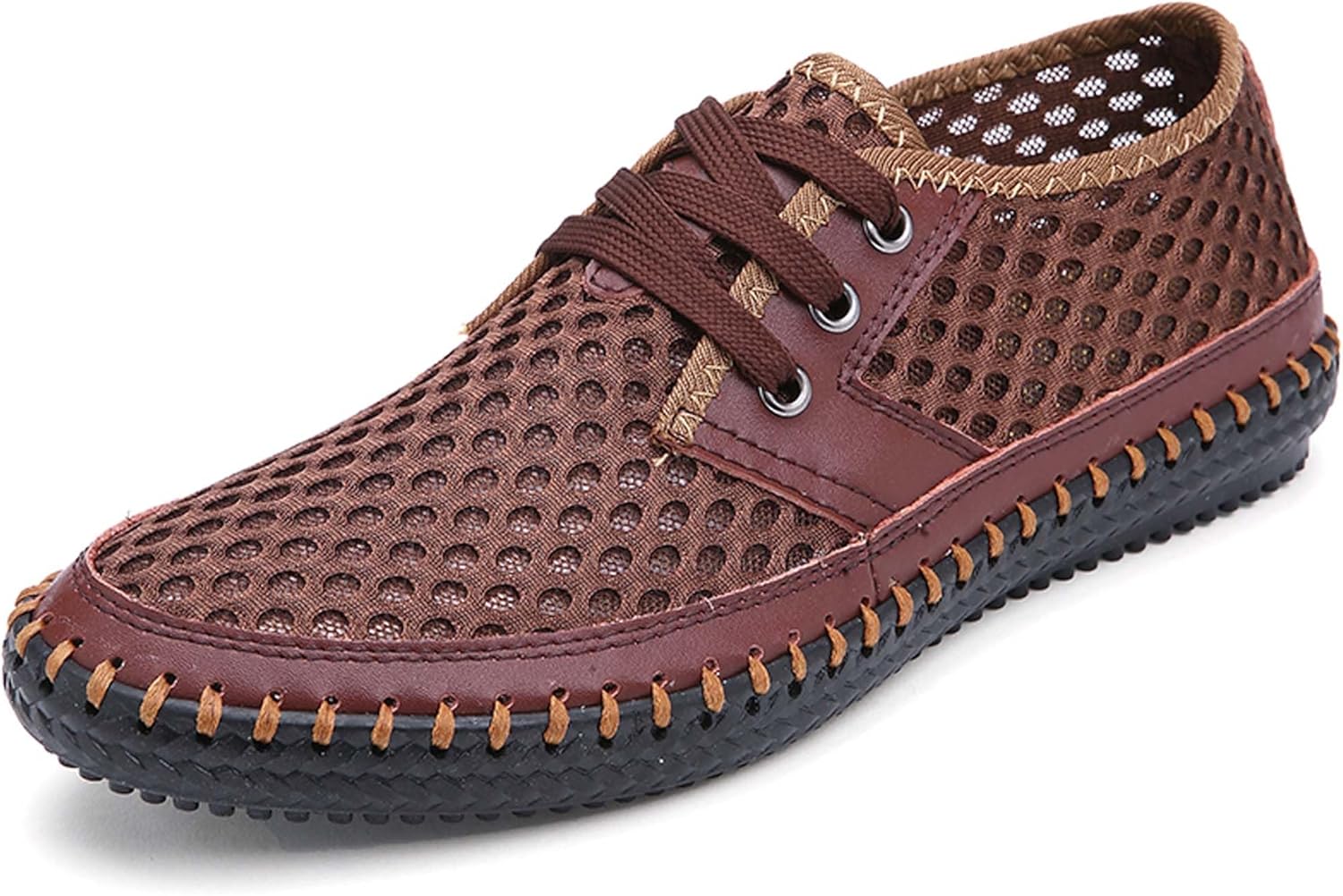 

Мужские походные туфли, дышащие, быстросохнущие, пляжные, для путешествий, кемпинга, приключений, бездорожья, нескользящие, для ходьбы босиком, легкие сандалии для ходьбы Generic, кофейный