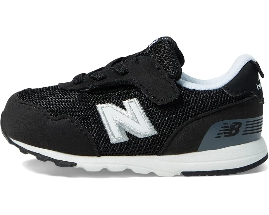 Кроссовки New Balance Kids 515 New-B Hook-and-Loop (Infant/Toddler), Black/White — фото 4