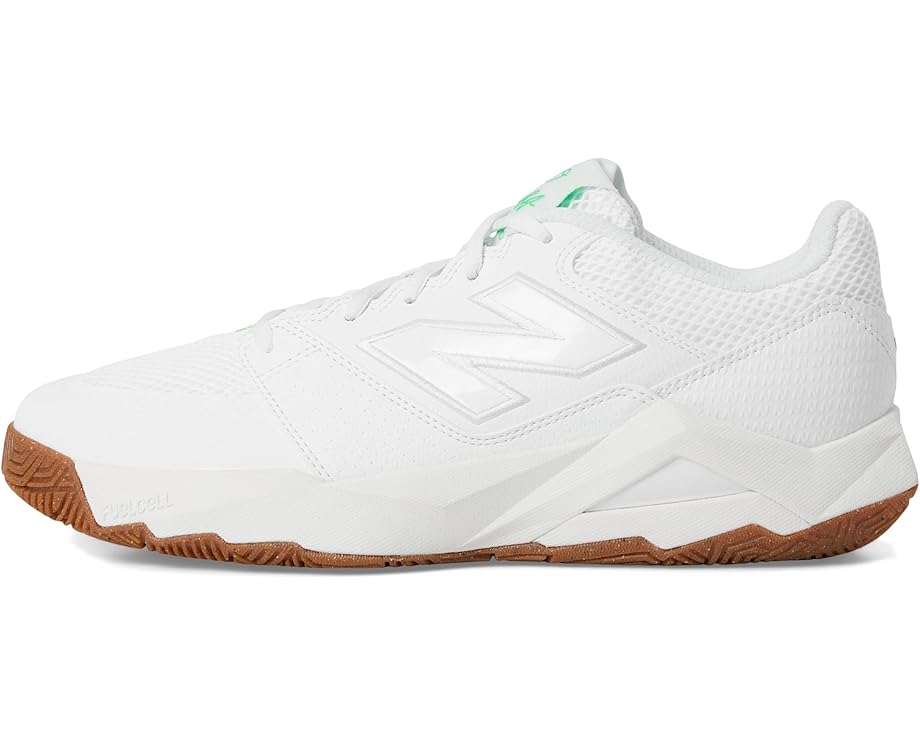 Кроссовки New Balance FuelCell Delray V2, цвет White/Green Apple — фото 4