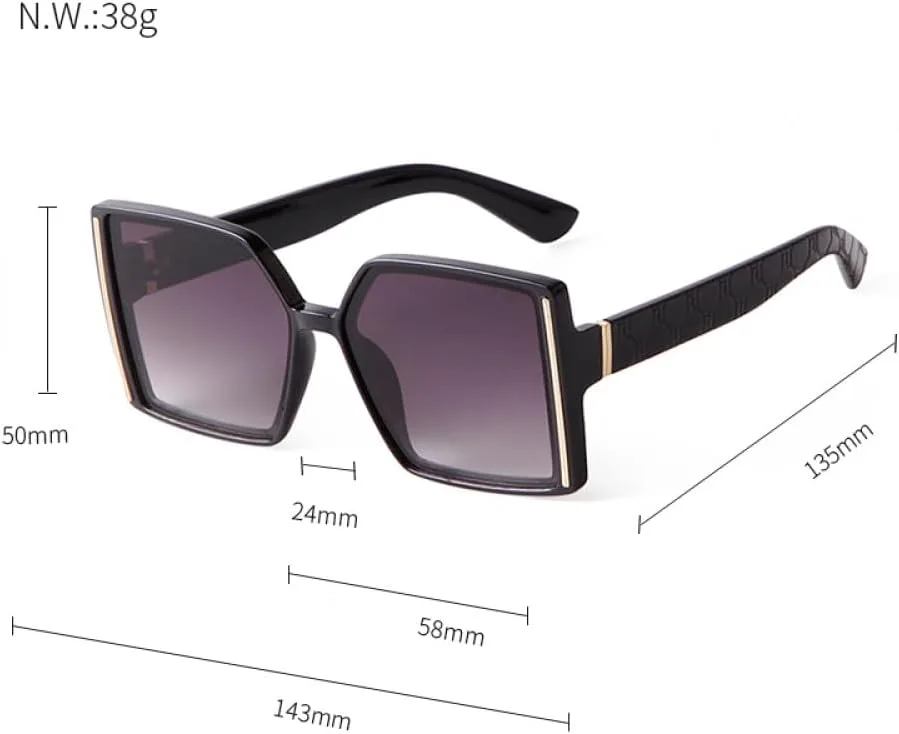 

MUTYNE Ретро-модные зеленые квадратные солнцезащитные очки для женщин, роскошные, модные, с леопардовым принтом, большие солнцезащитные очки для женщин, C3