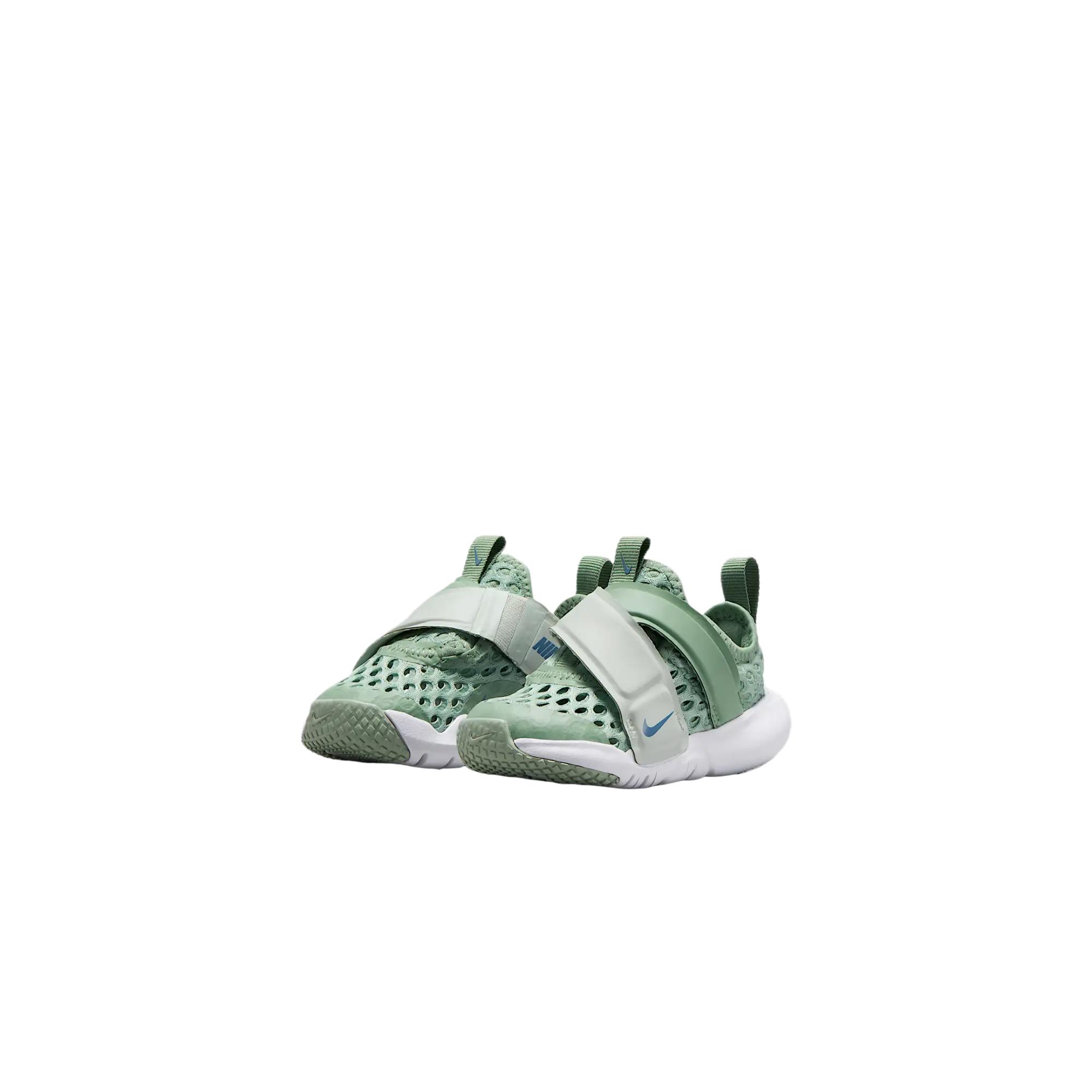 Nike Flex Advance Low Top детские туфли Gentle Gray Green для малышей — фото 4
