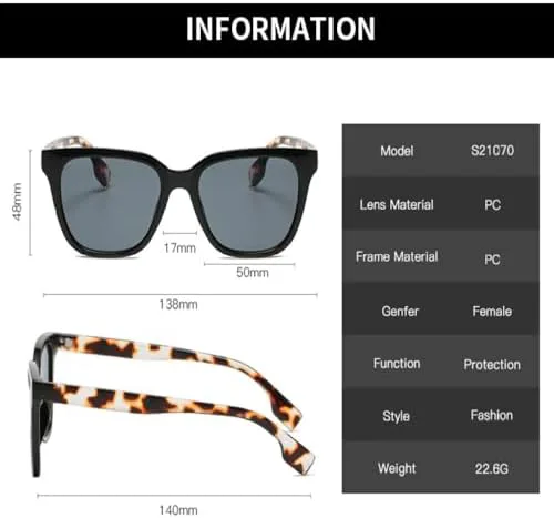 

Модные солнцезащитные очки для женщин, ретро-солнцезащитные очки, ретро-солнцезащитные очки для женщин, классические солнцезащитные очки MTZJH, C01 Leopard Black