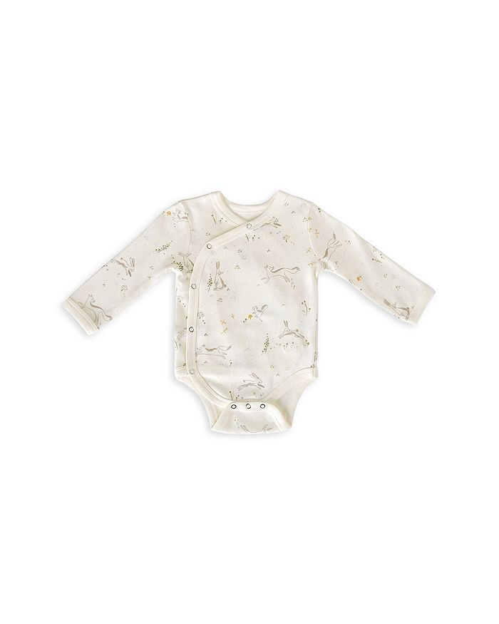 

Pehr Unisex Field Of Dreams Хлопковое боди-кимоно с длинными рукавами и принтом - для малышей, белый