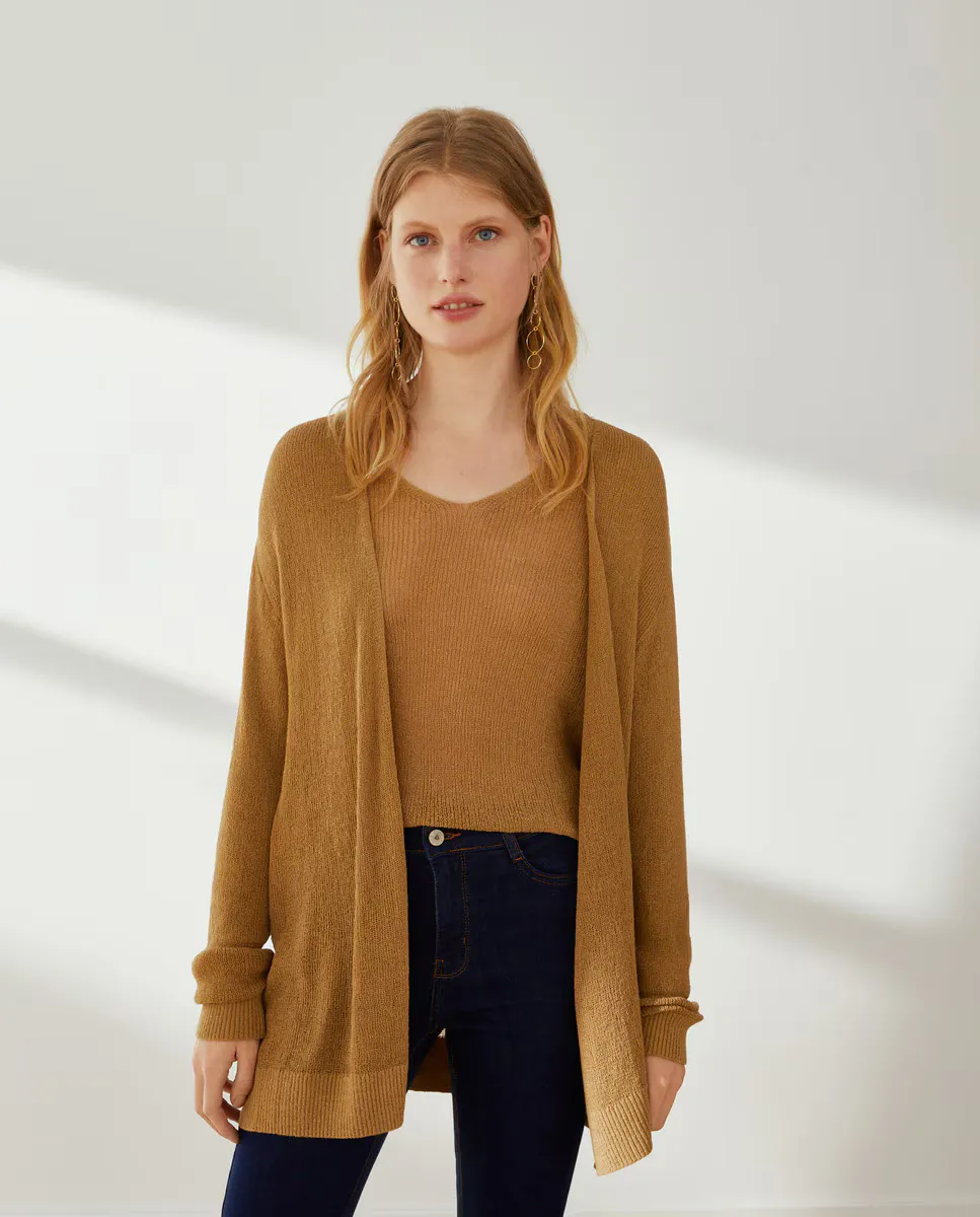 

Женская трикотажная куртка Serreta Southern Cotton, коричневый