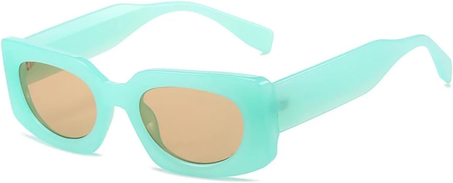 

Солнцезащитные очки с защитой от УФ-излучения UV400 | Женские очки с прозрачными градиентными линзами цвета "желе" для занятий спортом на открытом воздухе и вождения DSVIGF, Green Champagne