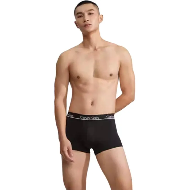 Мужские трусы 3 шт Calvin Klein, 3 Pack (Black Sole Blue Edge+Black Sole Gray Edge+Black Base Black Waistband) — фото 3
