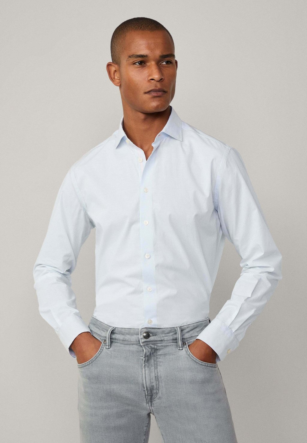 

Рубашка Hackett London, синий