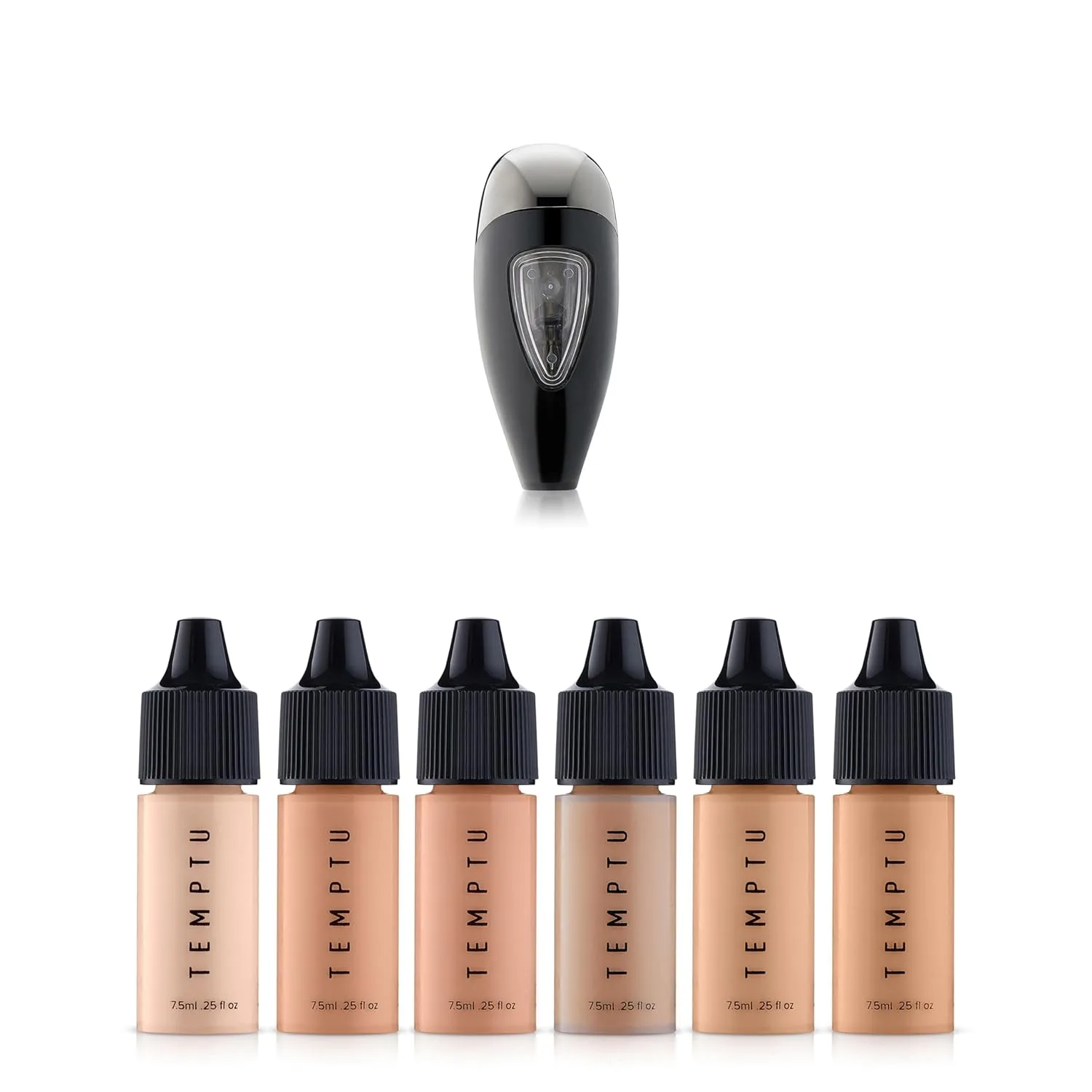 Стартовый набор тональной основы TEMPTU Perfect Canvas Hydra Lock Airbrush Foundation, Fair/Light и картриджи для Airpod Pro., Fair/Light
