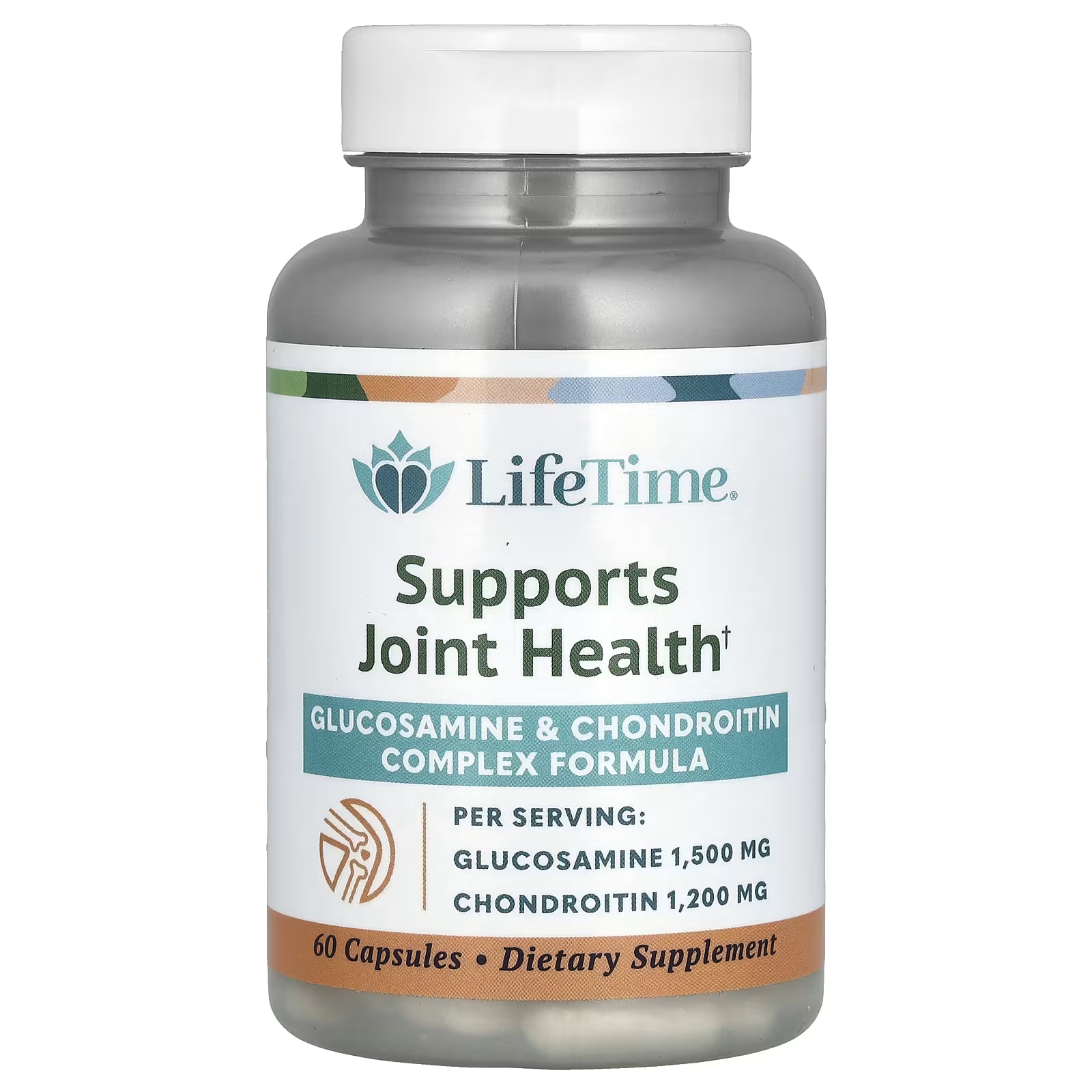 

LifeTime Витамины Комплекс глюкозамина и хондроитина, 60 капсул LifeTime Vitamins