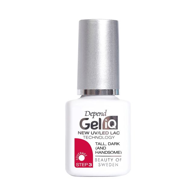 

Гель-Лак для ногтей Gel iq uv/led Depend, цвет tall. dark (and handsome), 5 мл