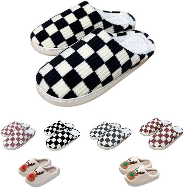 

Ретро-тапочки с пушистым лицом для женщин и мужчин, милые желтые домашние тапочки с изображением лица от The Label для дома и улицы, розовые/белые/черные/синие Lezirtoi