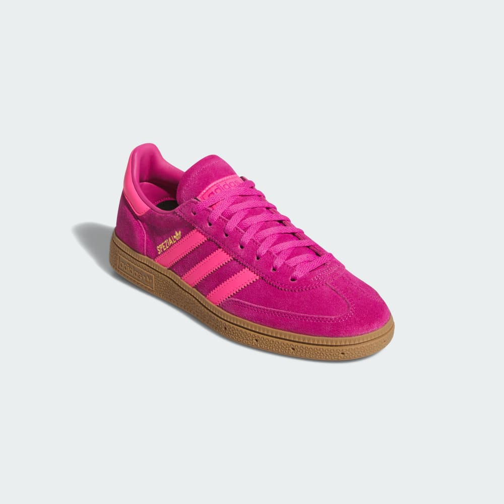 Кроссовки Adidas Handball Spezial Shoes, цвет Semi Lucid Fuchsia/Lucid Pink/Gold Metallic — фото 4