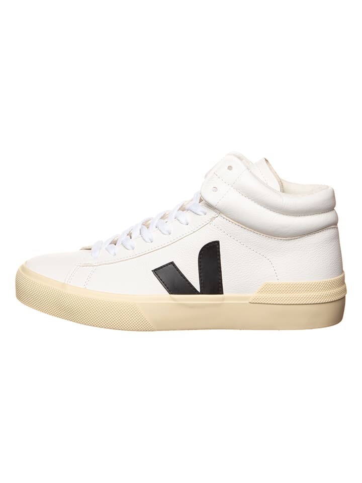 

Высокие кроссовки Veja Leder-Sneakers Minotaur, цвет Weiß/Schwarz