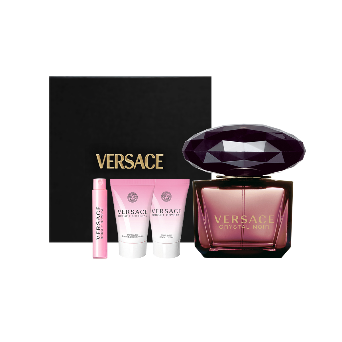 

Набор женских духов Starry Night Crystal Eau De Parfum EDP с цветочным ароматом 30 мл/50 мл/90 мл + 25 мл * 2 + 1 мл Versace, starry night crystal women's eau de toilette 90ml+1ml sample+crystal diamond shower gel 25ml+crystal diamond body lotio...