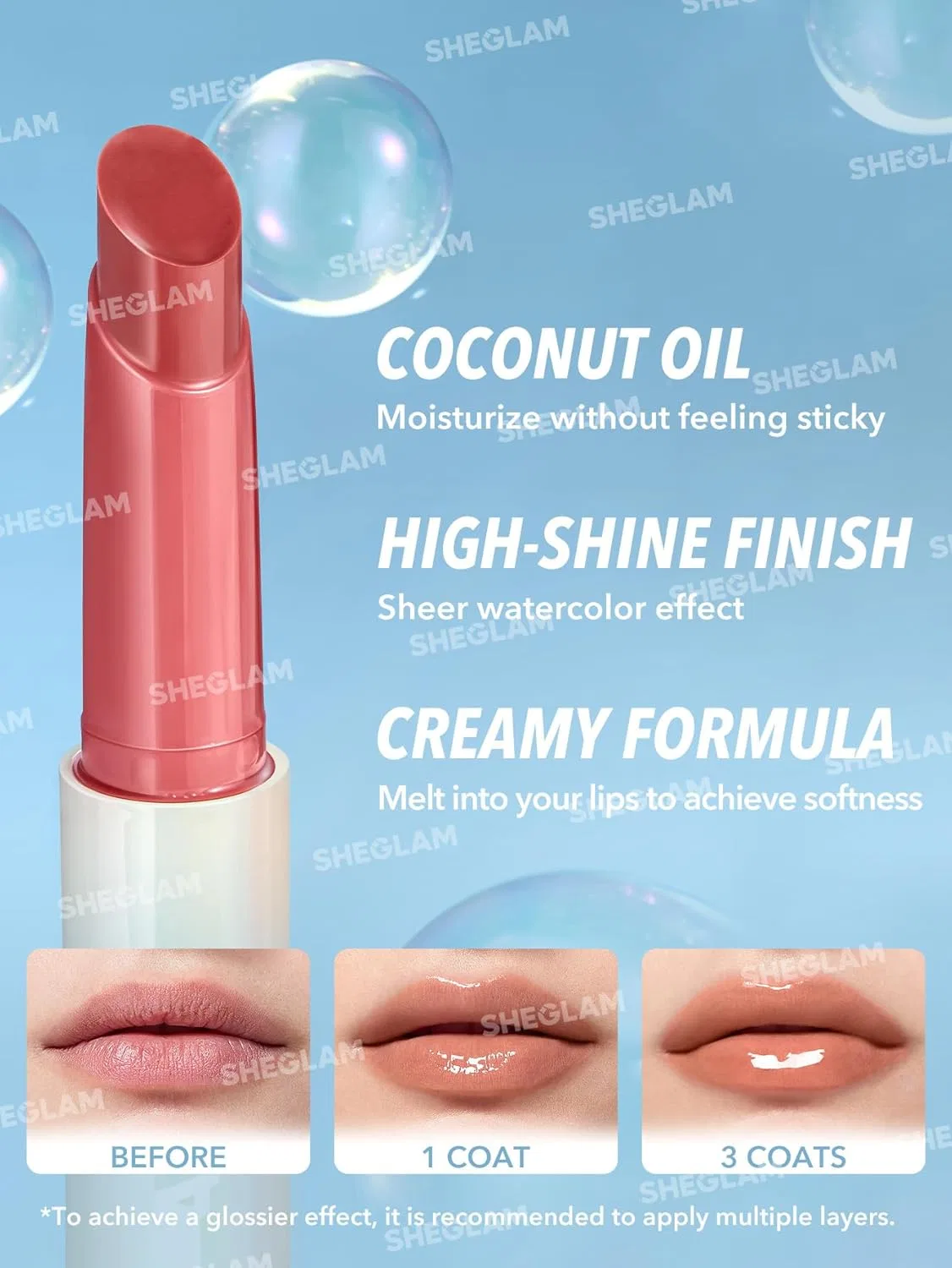 Увлажняющий блеск для губ «PoutPerfect» In Bloom от SHEGLAM Sheglam, In Bloom — фото 4