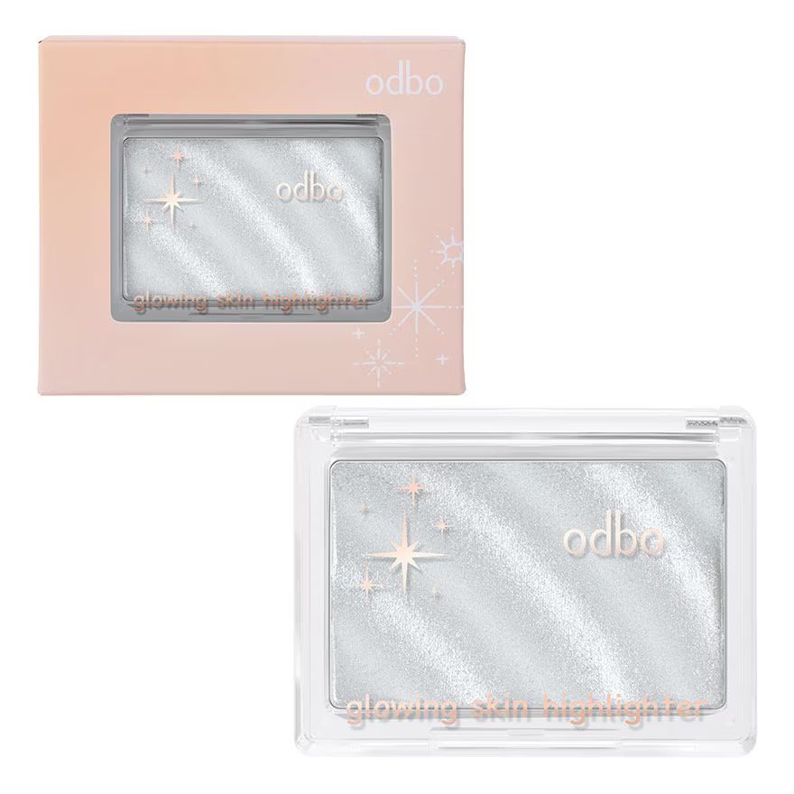 

ODBO Хайлайтер Odbo Glowing Skin 4,5г. 03 Снежный поцелуй, Snow Kiss