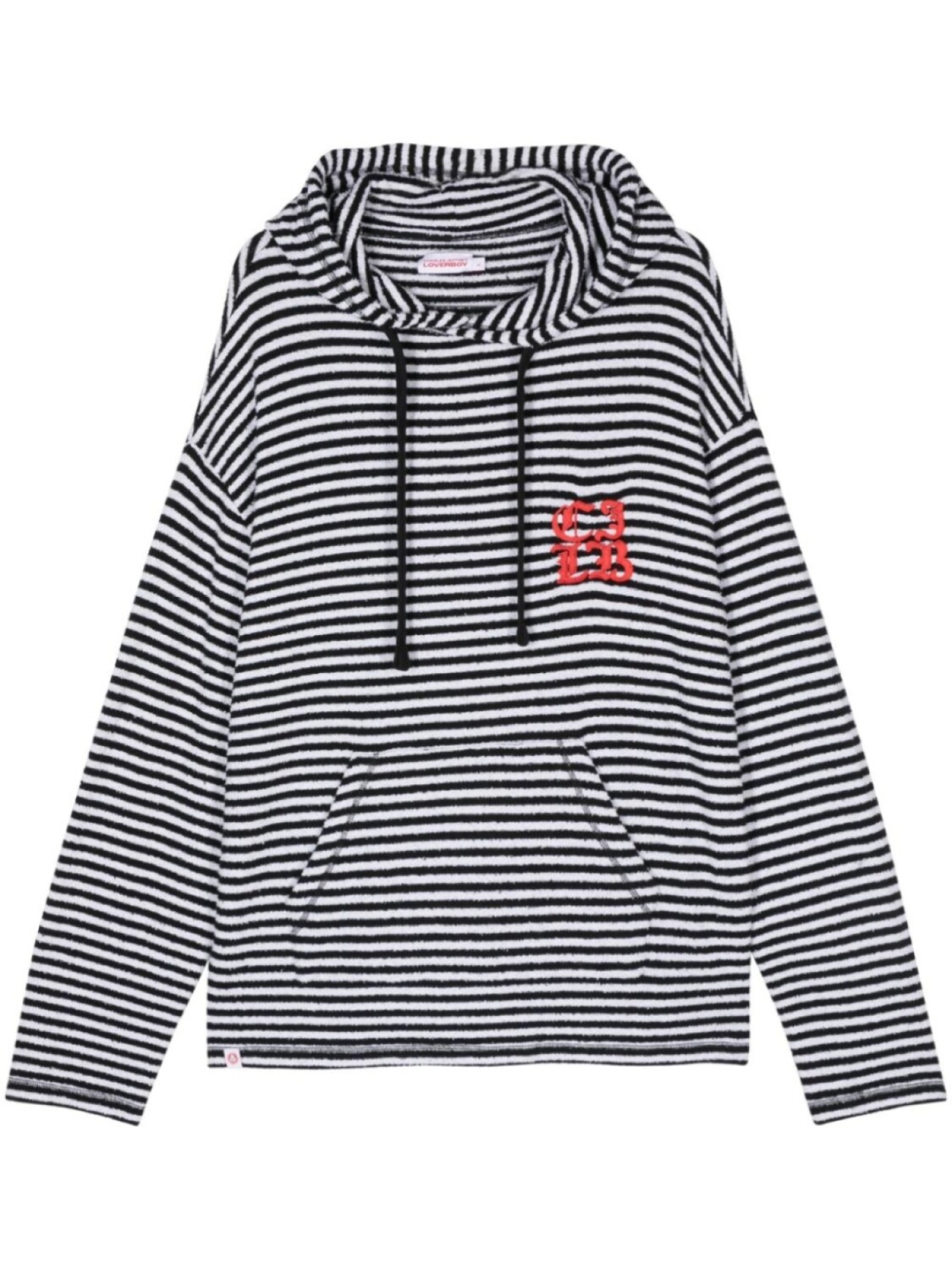 

Charles Jeffrey Loverboy худи Wee Willie Winkie в полоску, черный
