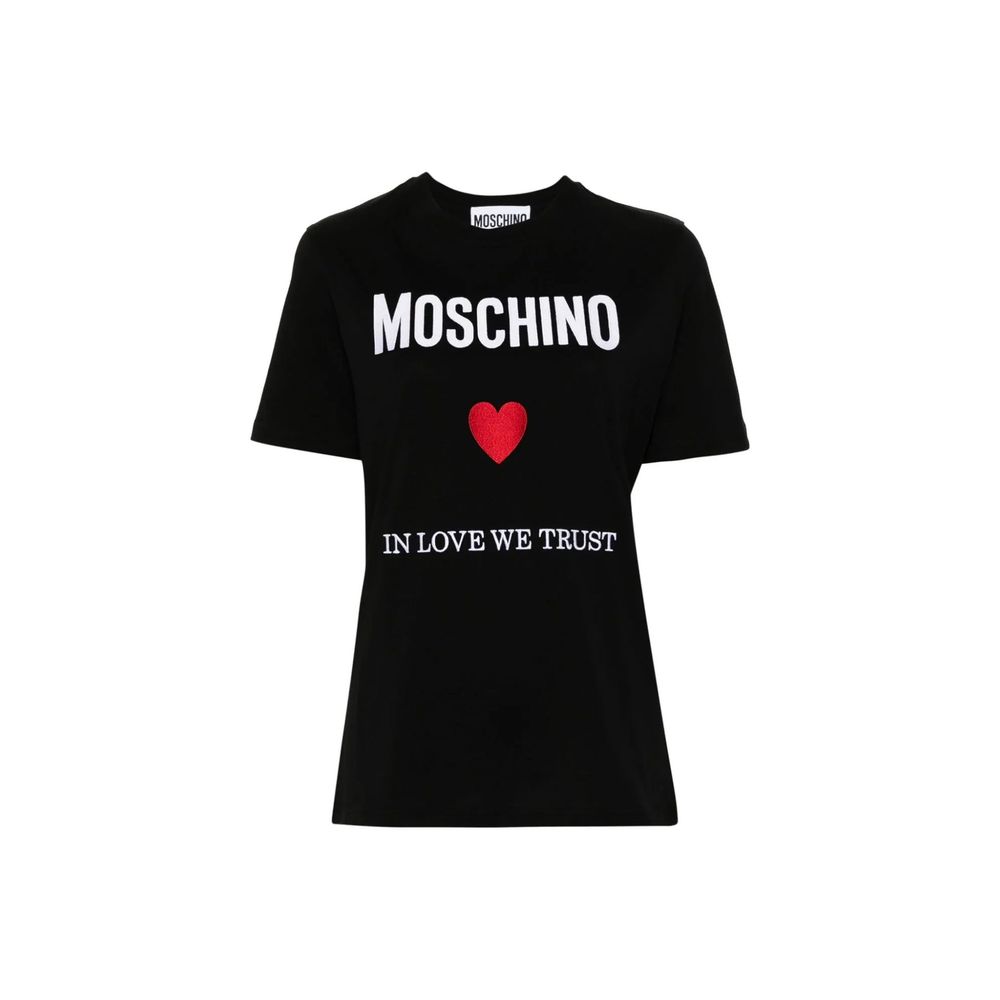 

Футболка «В любви мы верим» Moschino Couture!, черный
