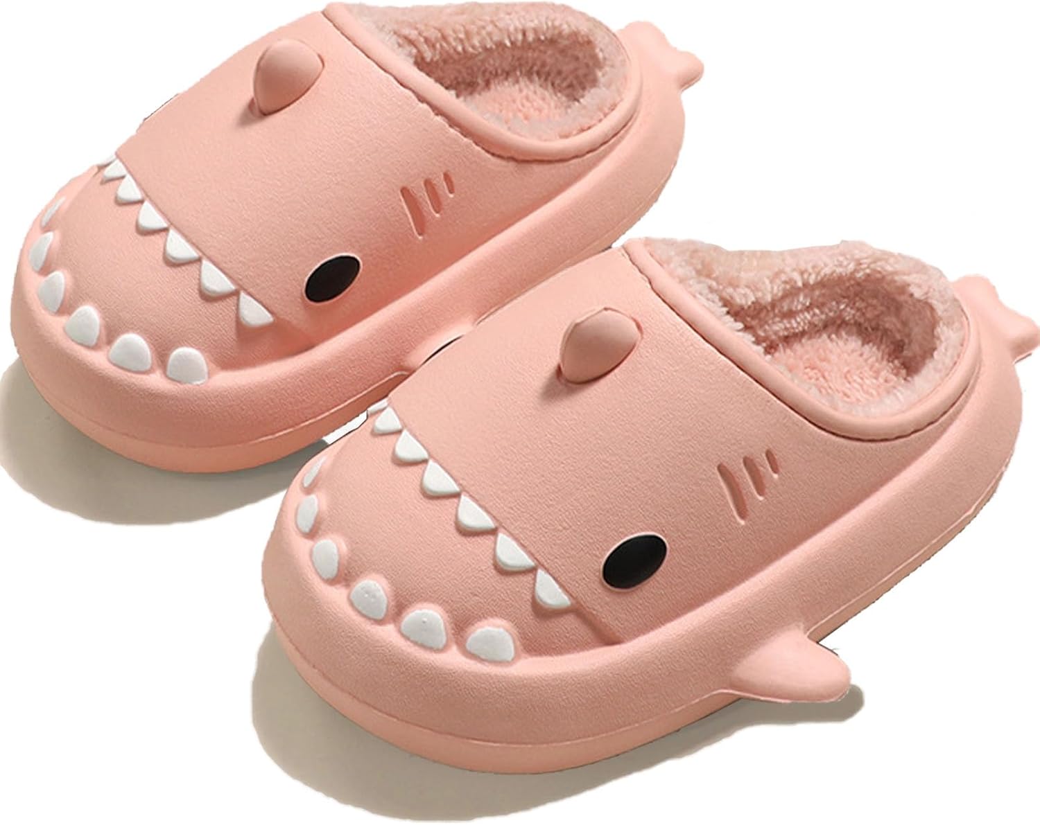 

Тапочки с акулами для женщин и мужчин, уютные, забавные, пушистые тапочки для спальни, домашние тапочки, милые тапочки с животными, нескользящие, теплые тапочки для осени и зимы, для дома и улицы Hipiniss, розовый