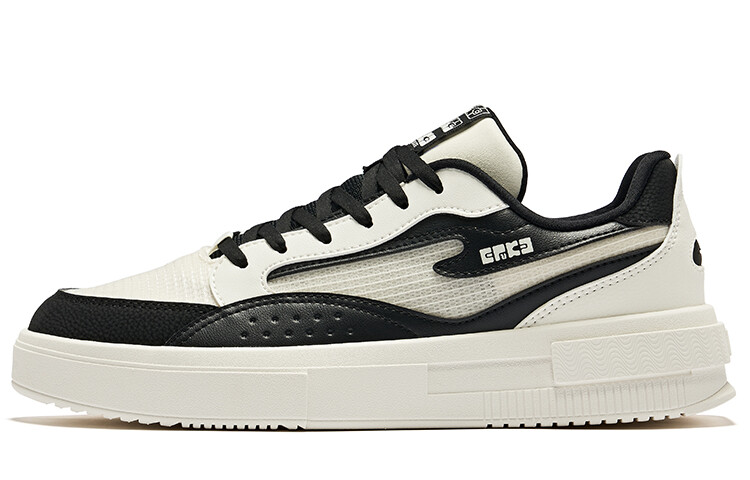 

Кроссовки ERKE Skateboarding Shoes Men Low-top White/Black, белый/черный