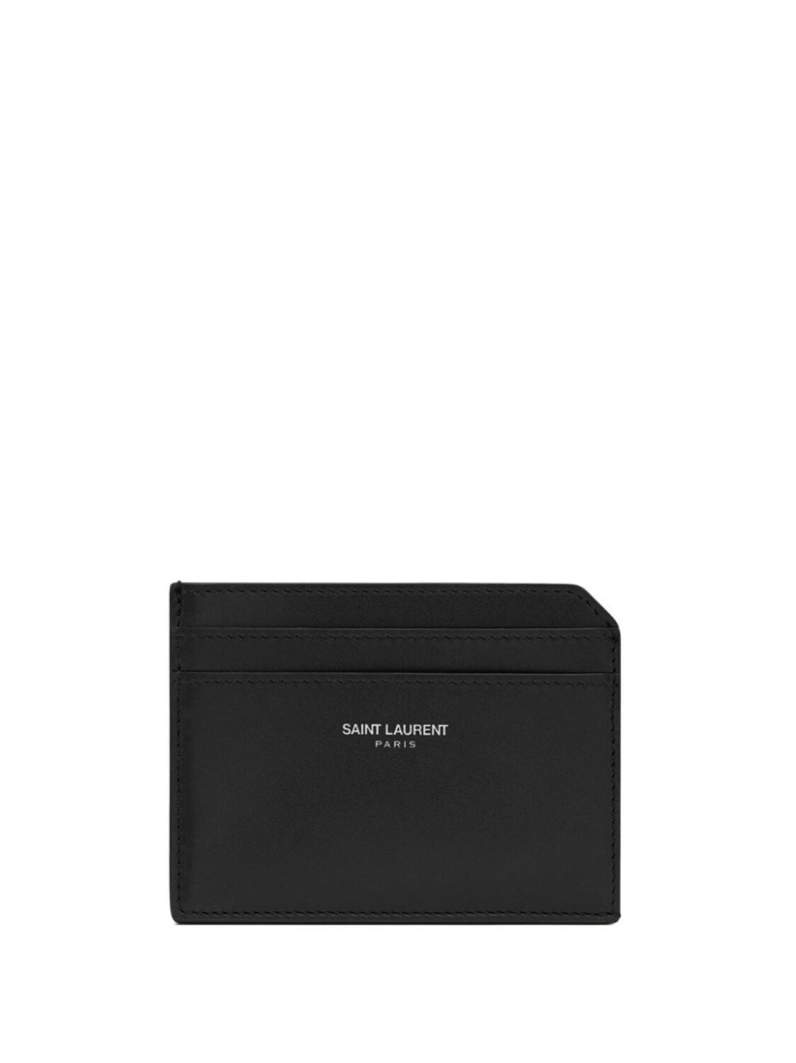 

Saint Laurent картхолдер с логотипом, черный