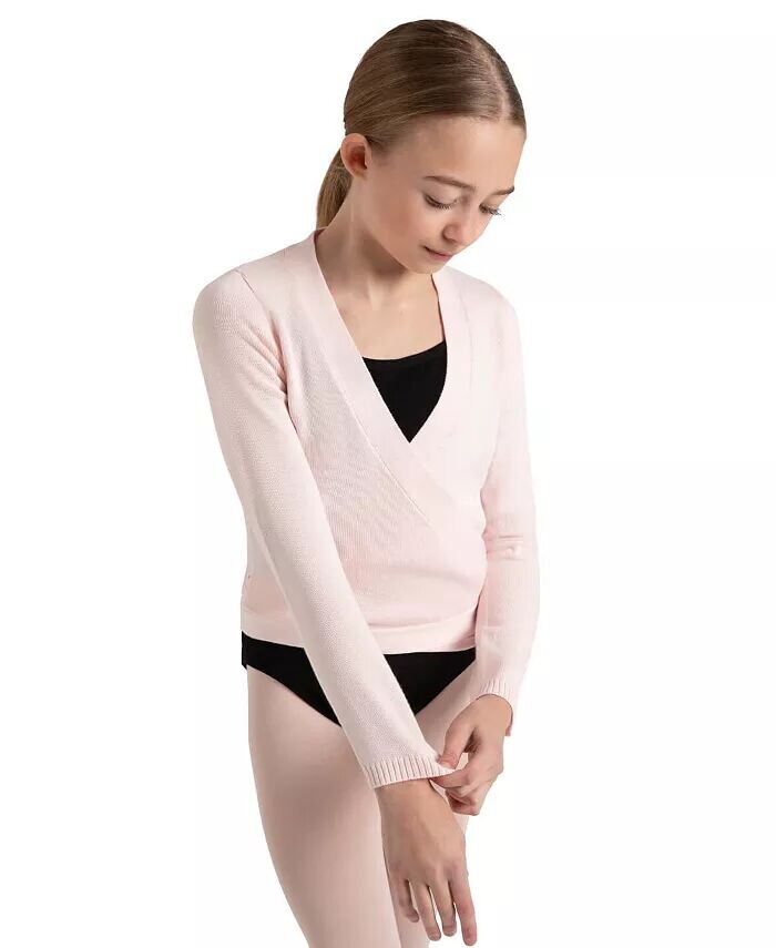 

Свитер-обертка - Девочки Capezio, розовый