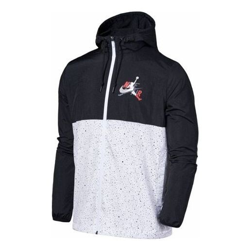 

Куртка men's as j jm clscs windwear jkt colorblock hooded jacket black Air Jordan, черный