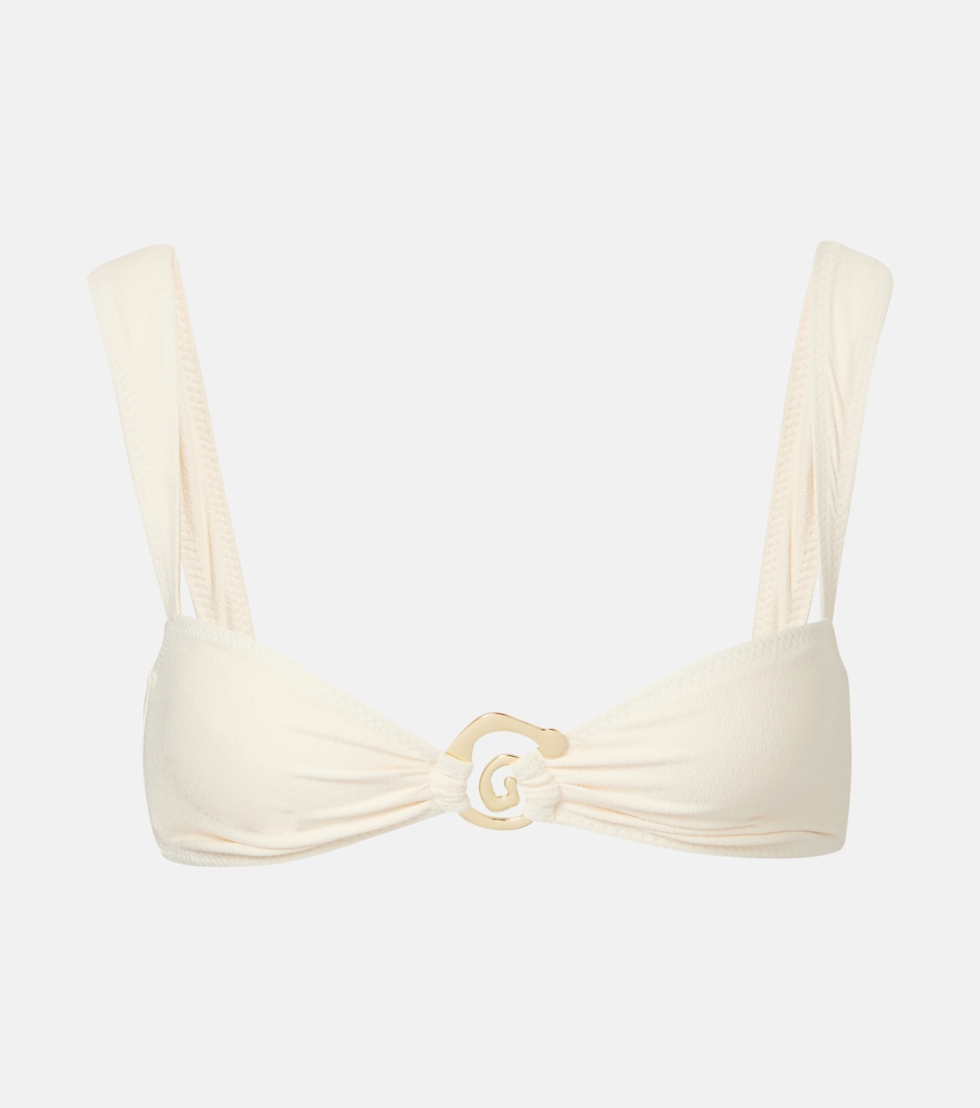 

Спиральный топ бикини Same, Faux Suede Cream