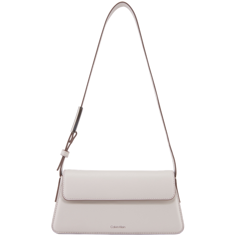 

Calvin Klein Сумка через плечо из смесового материала среднего размера женская коровья слоновая кость, WGY-Cow Ivory