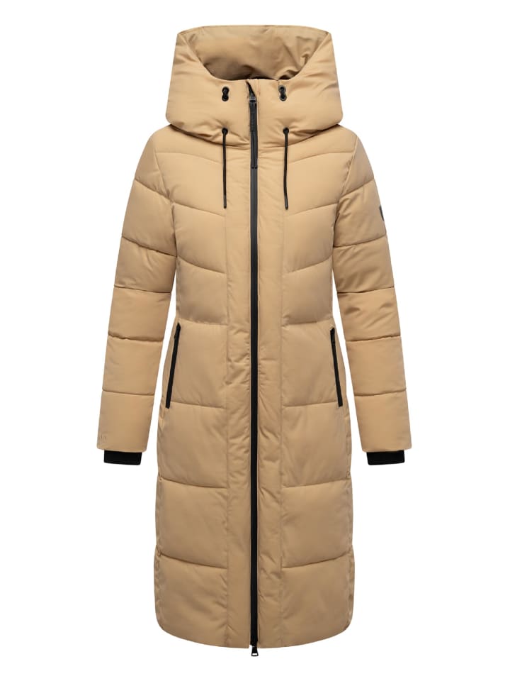 

Стеганое пальто Chocolate Kiss XIV в песочном цвете Navahoo