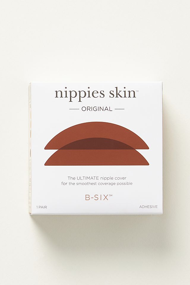 

Силиконовая накладка Nippies Skin многоразовая, коричневый