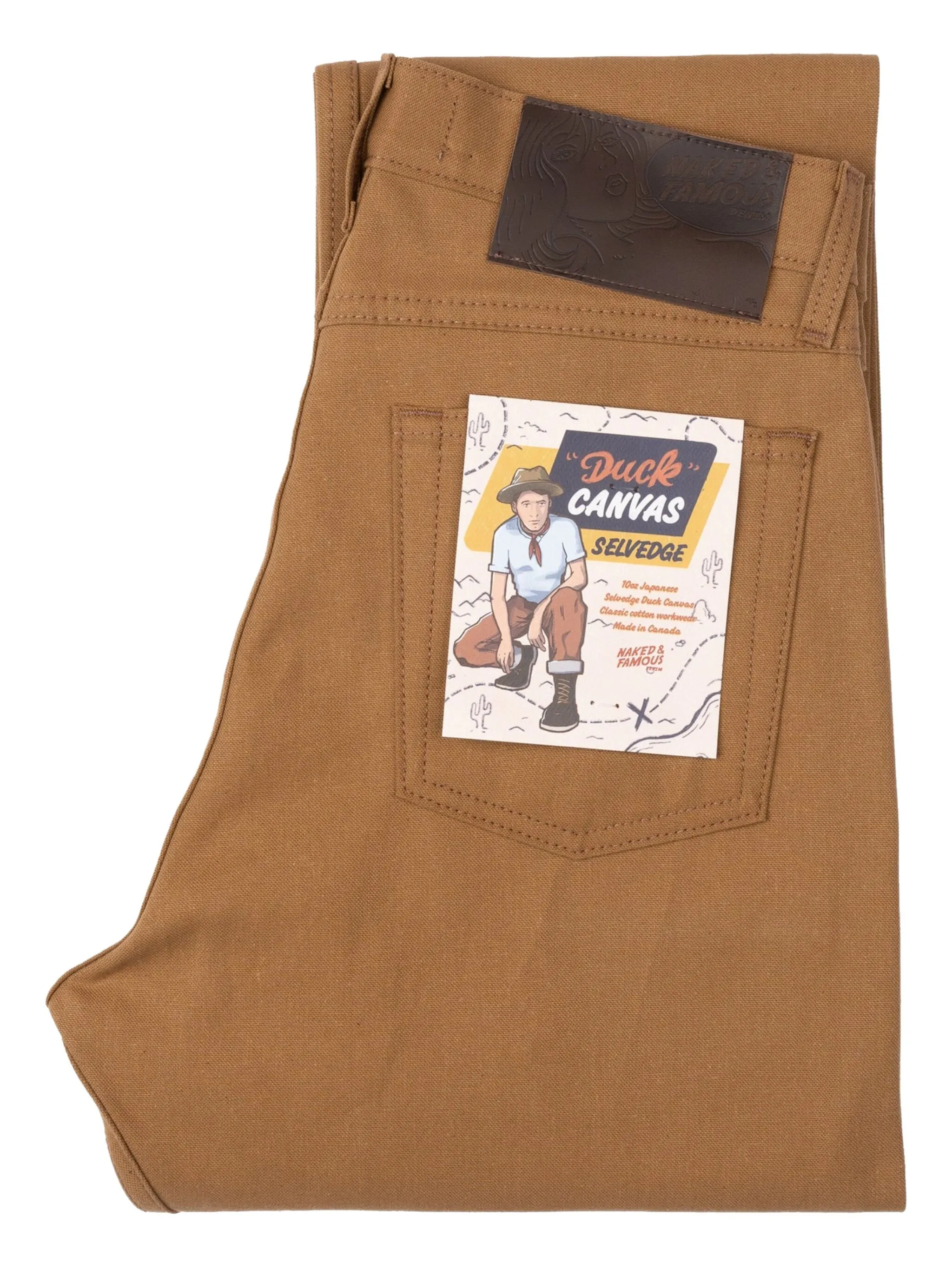 

Джинсы True Guy с манжетами Naked And Famous, коричневый