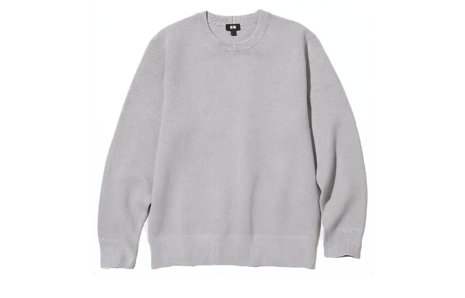 

Толстовка унисекс серая Uniqlo, серый