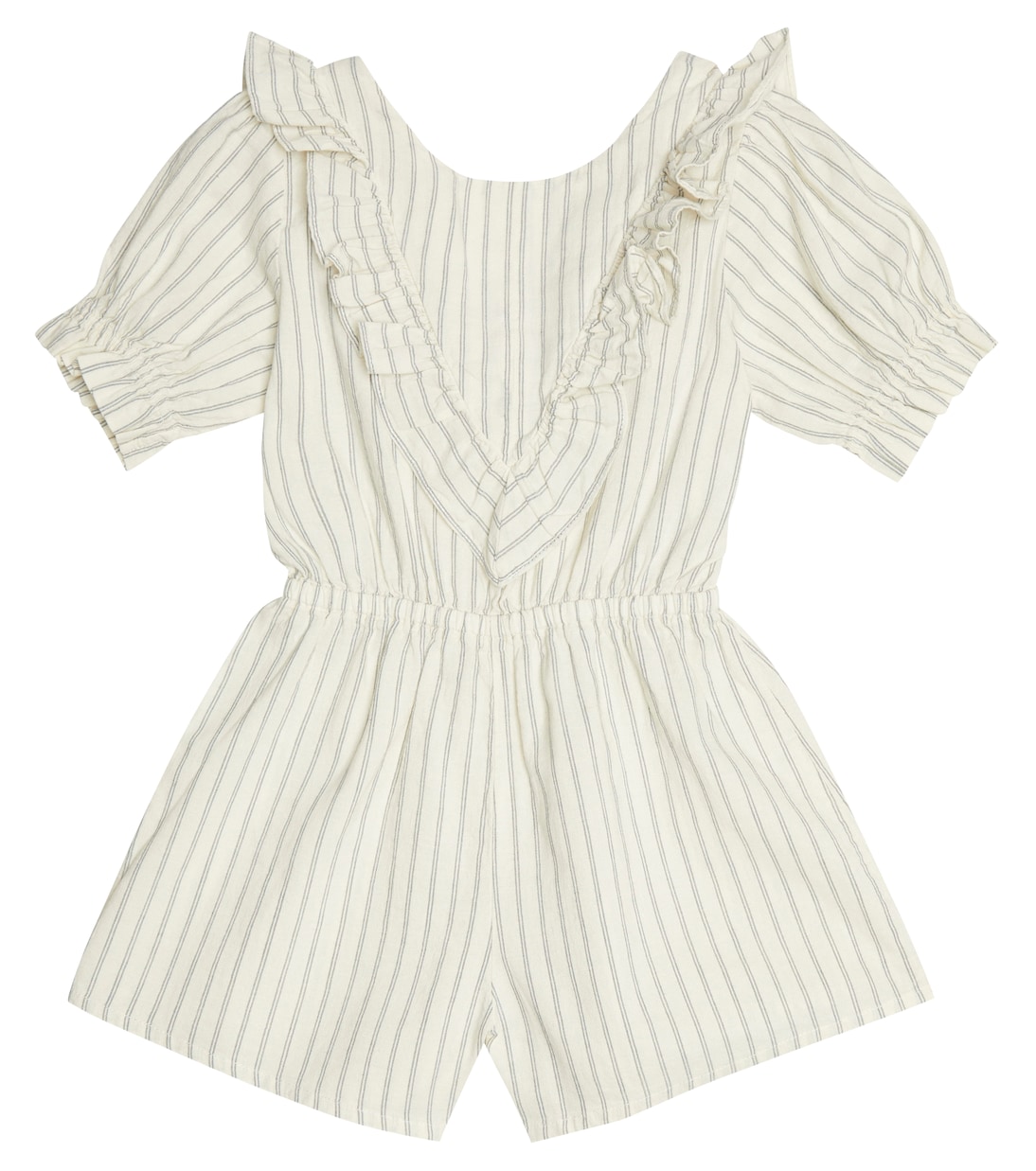 

Классический комбинезон в полоску из хлопка и льна The New Society, Classic Stripe