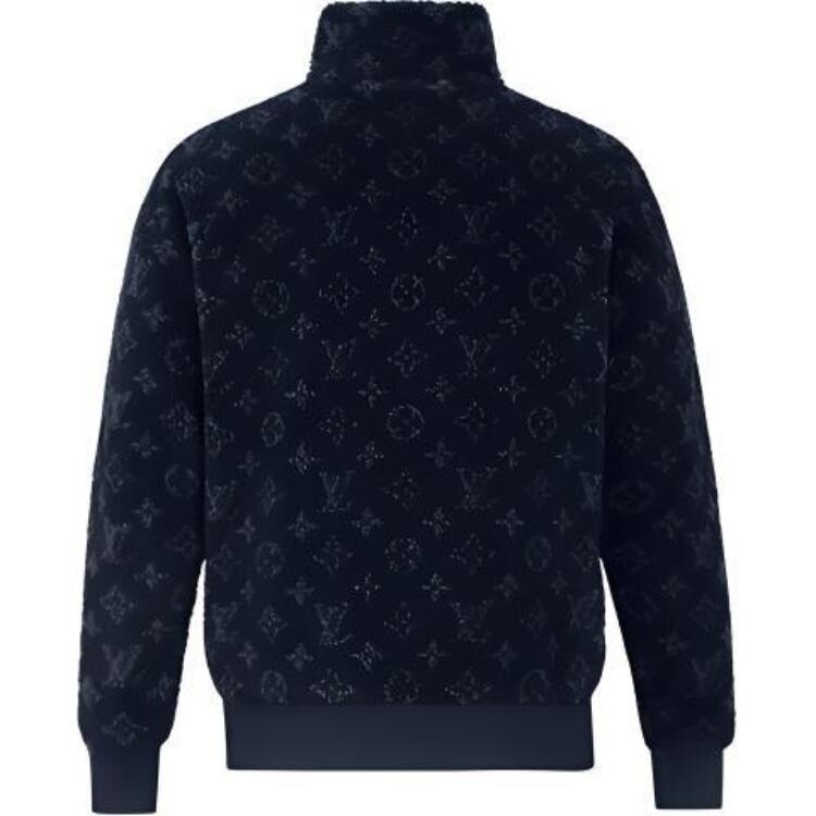 Новые квартальные продукты LV Jacket Men Louis Vuitton, темно-синий — фото 2