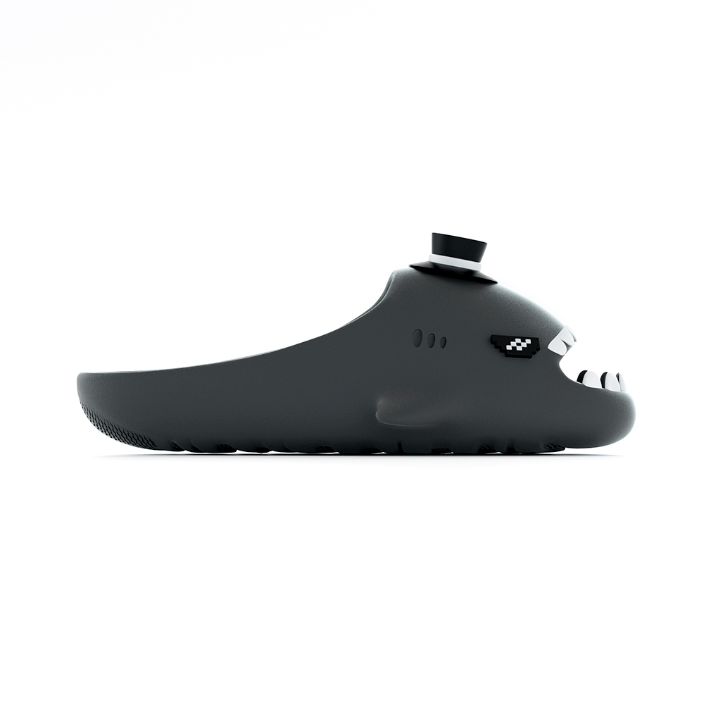 HelloSlippers Акулки Слайдеры Унисекс Неоново-зеленые, цвет Neon Green — фото 4