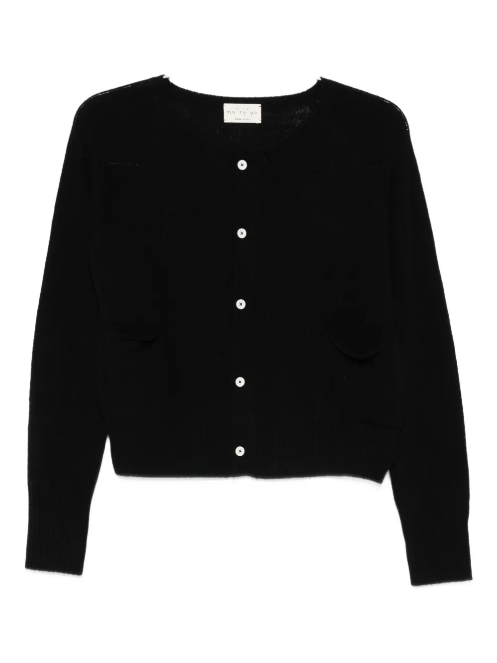 

Кардиган с круглым вырезом Ma'ry'ya, черный