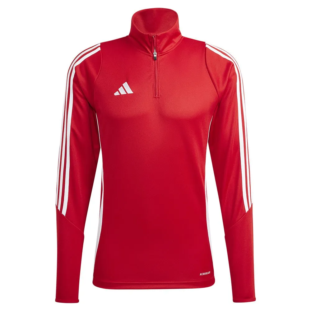 Толстовка adidas Tiro24 half zip, красный — фото 3