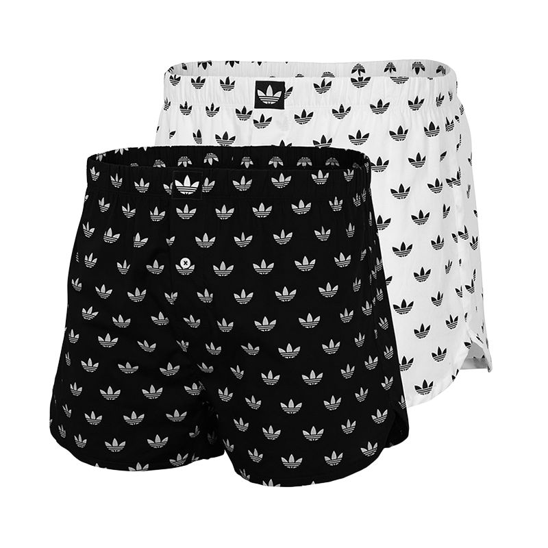 Боксеры мужские 2 шт Adidas Originals, синий+белый 2 Pack — фото 2