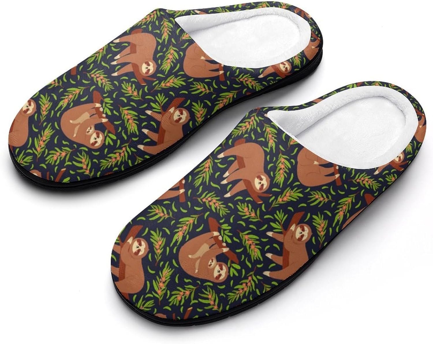 

Домашние тапочки Kojxou на Хэллоуин с зелеными глазами, черными птицами и кошками, для женщин и мужчин, из пеноматериала с эффектом памяти, для спальни и улицы