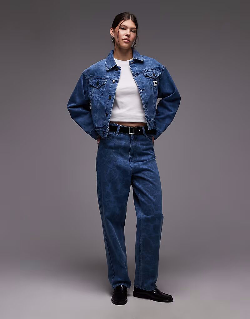 

Джинсы Duck Orell Denim в синем камуфляже Carhartt Wip