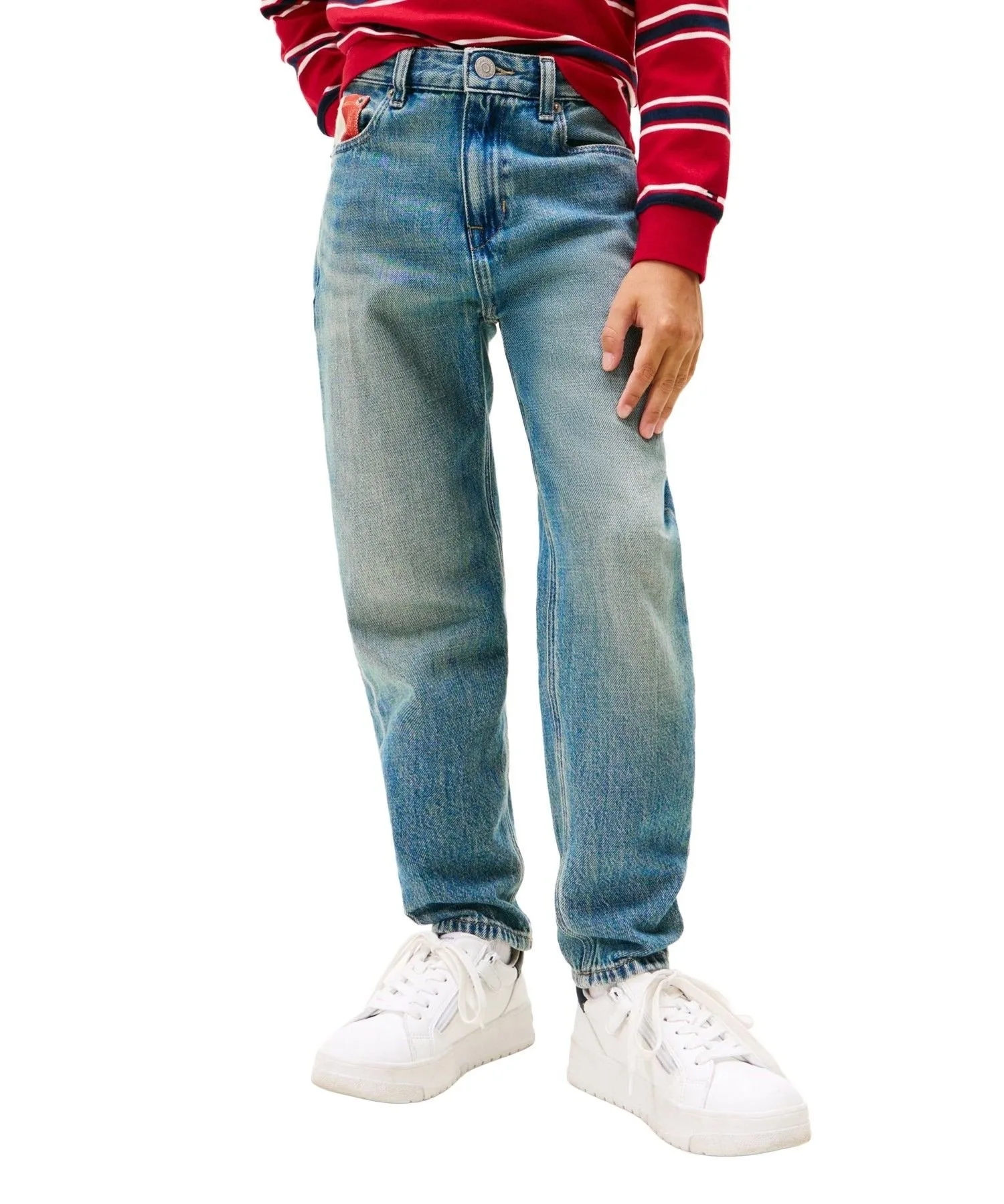 Архивный флаг для мальчиков, винтажные джинсы TOMMY HILFIGER, Indigo 1AP
