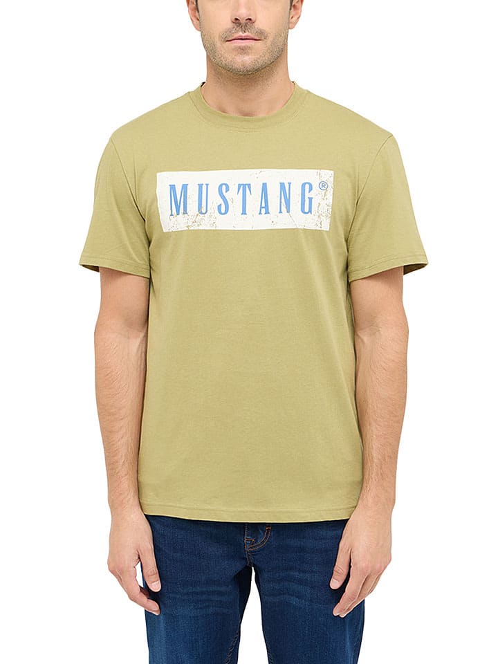 

Футболка Mustang, хаки