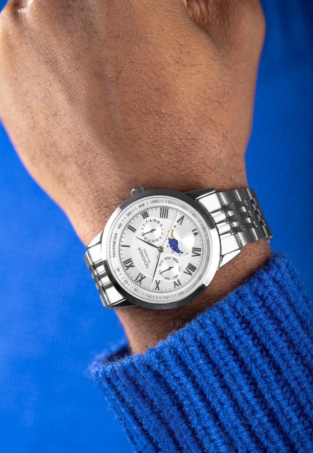 

Часы ARMSTRONG MOONPHASE Sekonda, серебристый