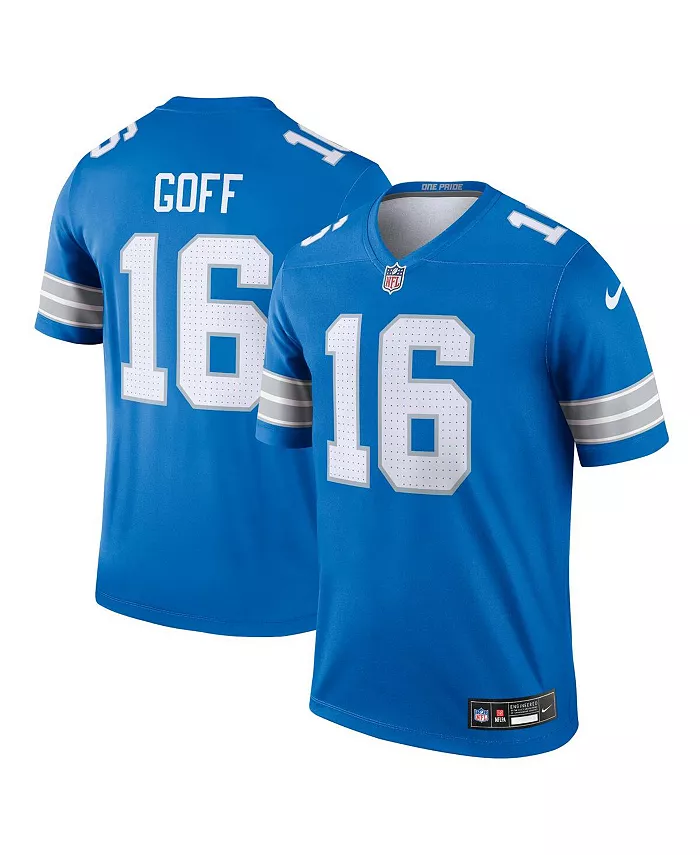 

Мужская футболка Jared Goff Detroit Lions Legend Nike, синий