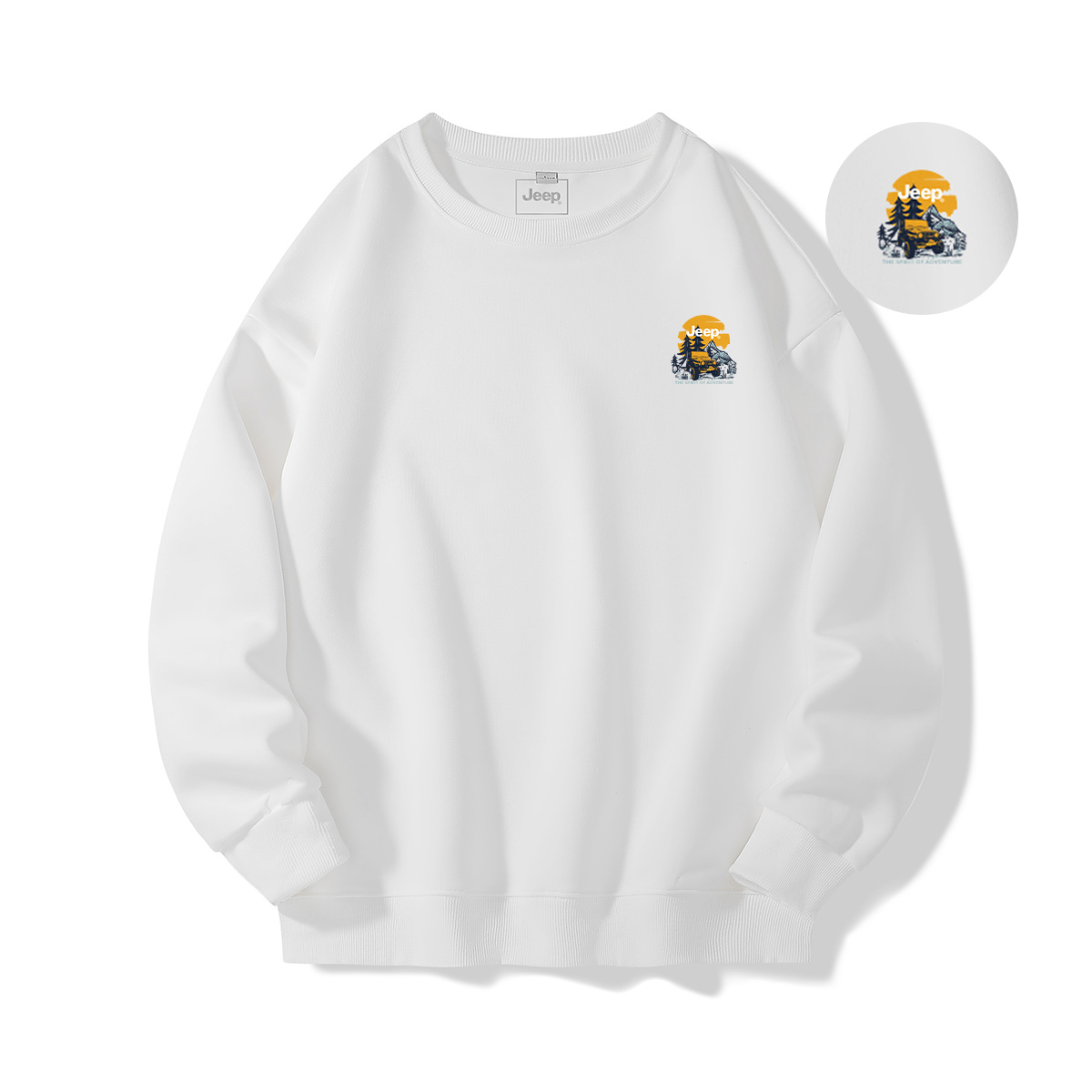 

Свитшот унисекс Jeep, Heather Gray