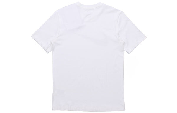 Футболка men's as nsw tee icon swoosh casual sports round neck short sleeve white t-shirt Nike, белый — фото 2